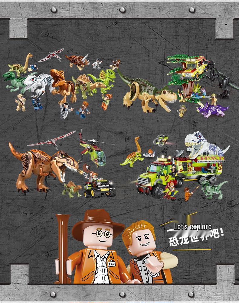 Tyrannosaurus Rex Battle Adventure Building Blocks Toy - FC3700 Series