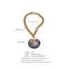 Eetit Summer Big Shell Pendant Necklace Ocean Series Statement Stainless Steel Chain Popular Attractive Jewelry Recommend