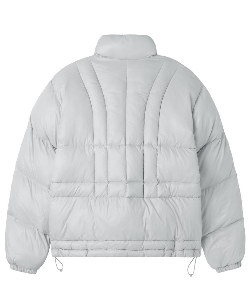 Openyard(Oy) Vertical Panel Puffer Jacket - Light Gray
