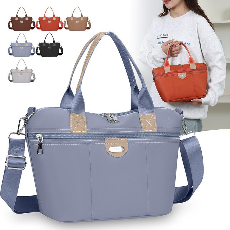 Nylon Crossbody Bag Women's Large Capacity Commuter Handbag Multi-Functional Mother Bag