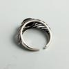 Bf Club   Copper Ring For Women Jewelry Hollow Leaf Black Stone Vintage Handmade Ring Allergy For Party Birthday Gift