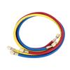 AC Charging Hose Tube HVAC Air Condition Refrigerant Manifold Set for R22 Refrigeration Tri Color 0.9meter