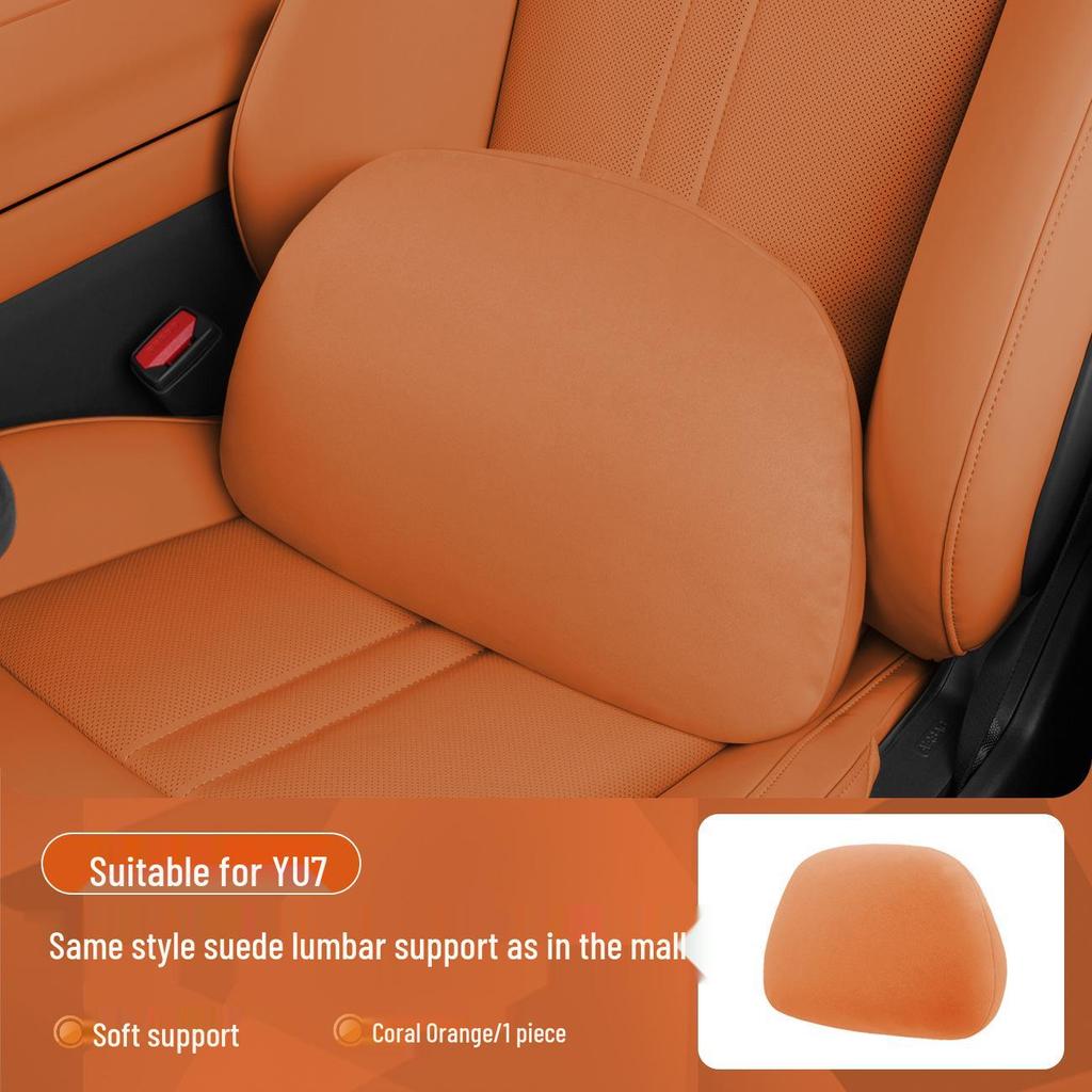 Xiaomi SU7/Ultra/YU7 Magnetyczny Zagłówek Podparcie Szyi i Lędźwi Skórzana Poduszka