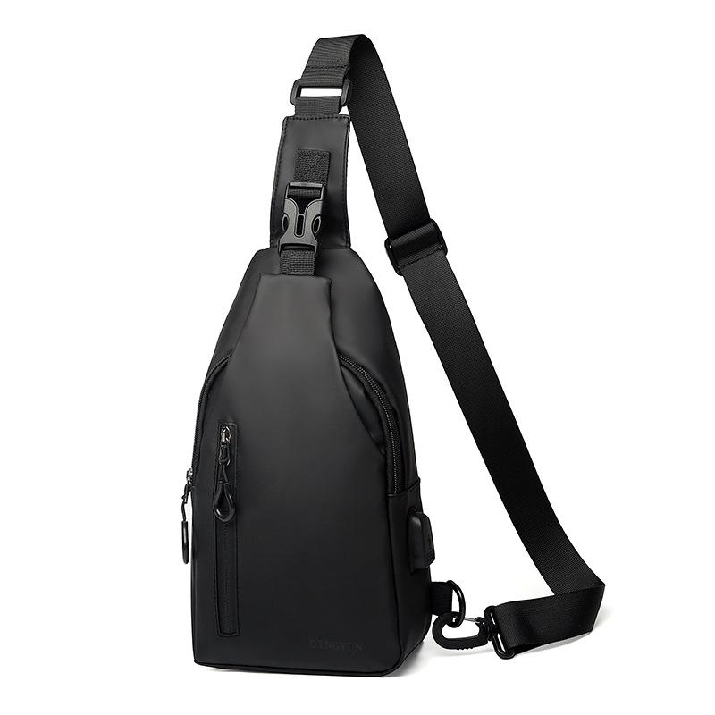 Herren Tasche Outdoor Große Kapazität Herren Brusttasche Modisch Einfach Lässig Trend Schulter Umhängetasche
