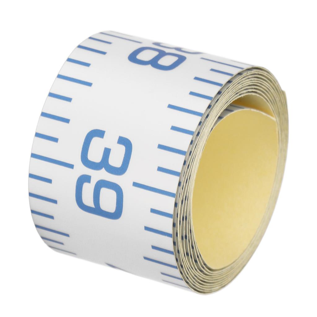 40in Fish Ruler Waterproof Adhesive Fish Measuring Tape Fishing Measuring Accessory for Boat Kayak