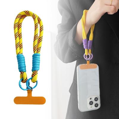 Nylon Anti-lost Rope Candy Colors Phone Wrist Straps Portable Phone Lanyard Phone Accessories