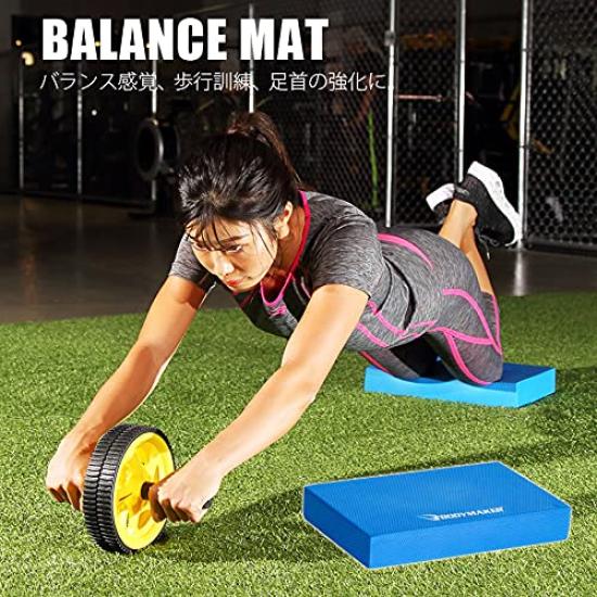 BODYMAKER Balance Mat Balance Pad Diet Yoga Core Training Pelvic Correction Stretch Yoga Mat Waist Fitness Exercise Balance Cushion Golf Swing Pro