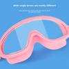 High-Definition Waterproof & Fog-Proof Adult Swim Goggles with Transparent Large Frame