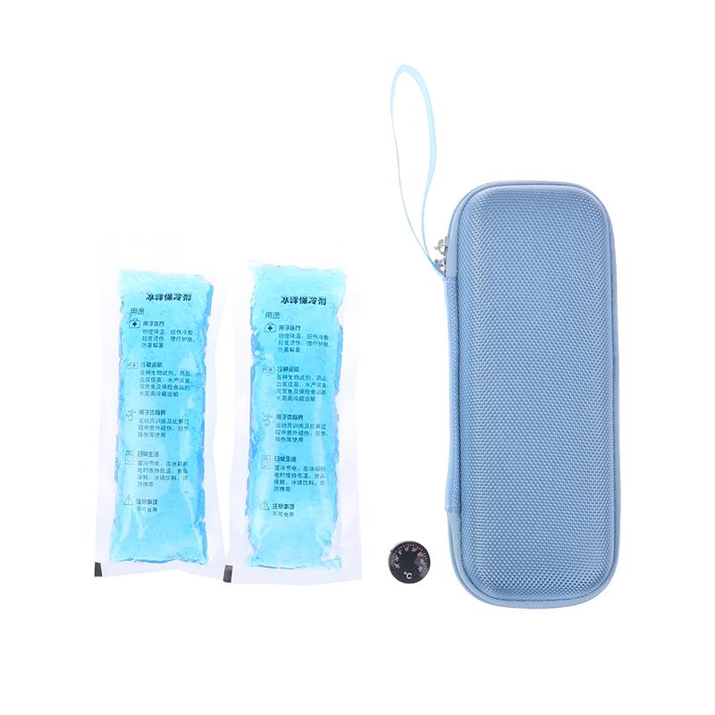 Waterproof Insulin Cooling Bag Portable EVA Thermal Insulated Insulin Cooler With Gel Pen Bag Diabetics Travel Organizer