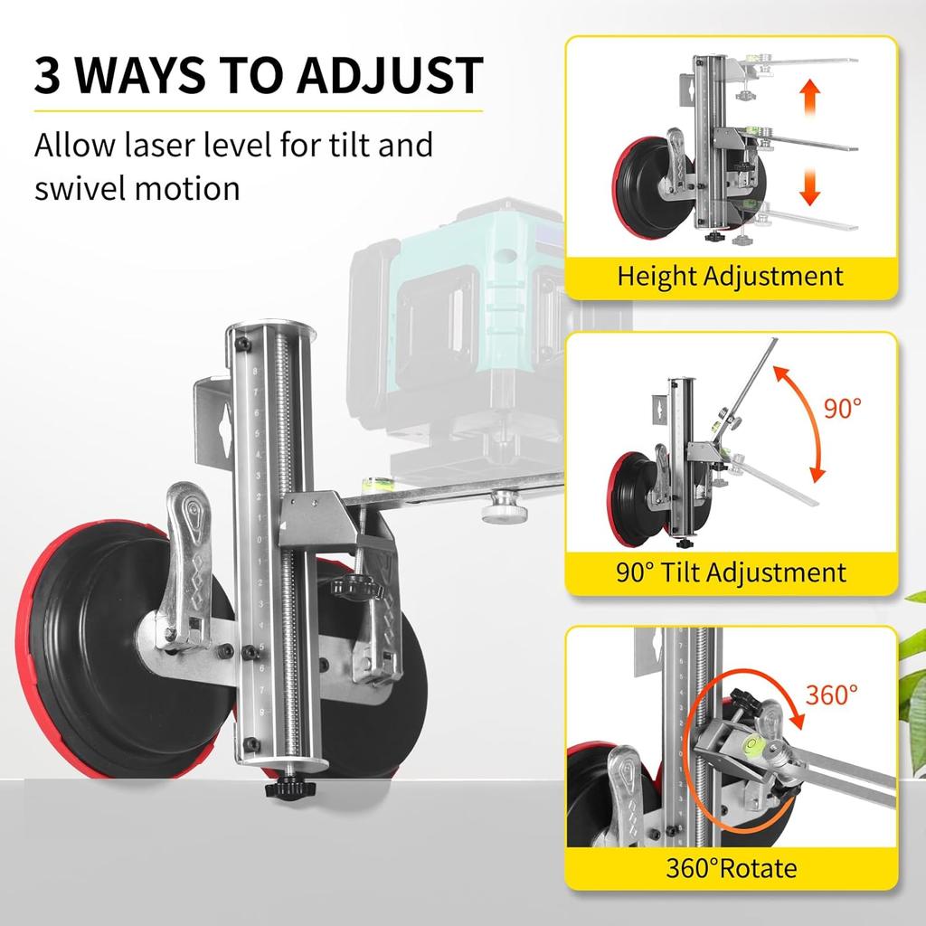 Professional Measure Tripod Stand Aluminum Measure Support Heavy Duty Measure Holders Easy Adjusting Measure Tripod Stand