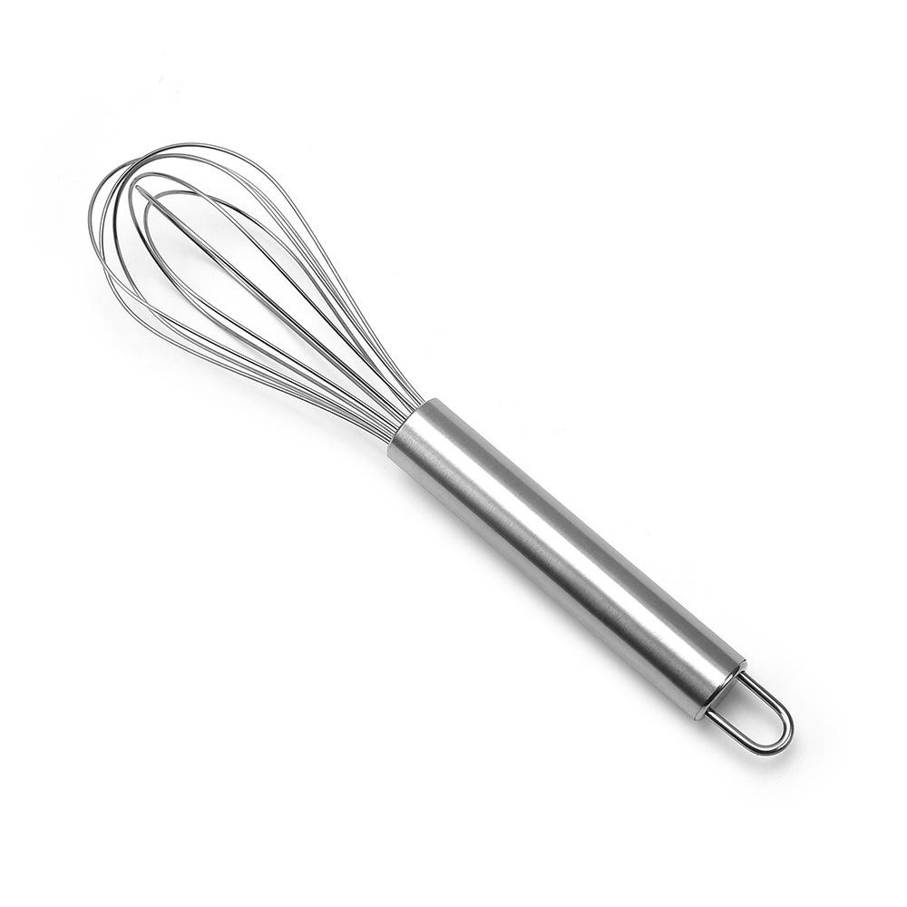 Home Handheld Stainless Steel Whisk Handheld Batter Cream Mixer Creative Kitchen Baking Tools 12inch