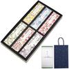 Sympathy Incense Gift [Wayu 6 Types Sandalwood with Outer Wrapping and Carry Bag] Made In Japan, Low Smoke, Gift Incense for Buddhist Altars,