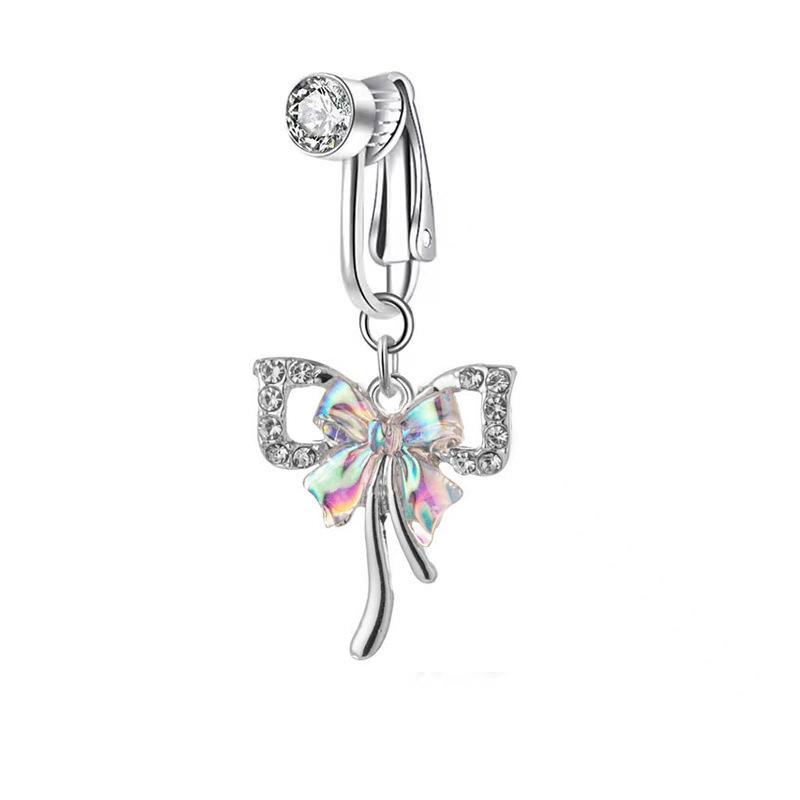 No Piercing Belly Button Clamp Easy To Wear Navel Rings Comfortable Women Body Adornment For Parties And Daily Wear
