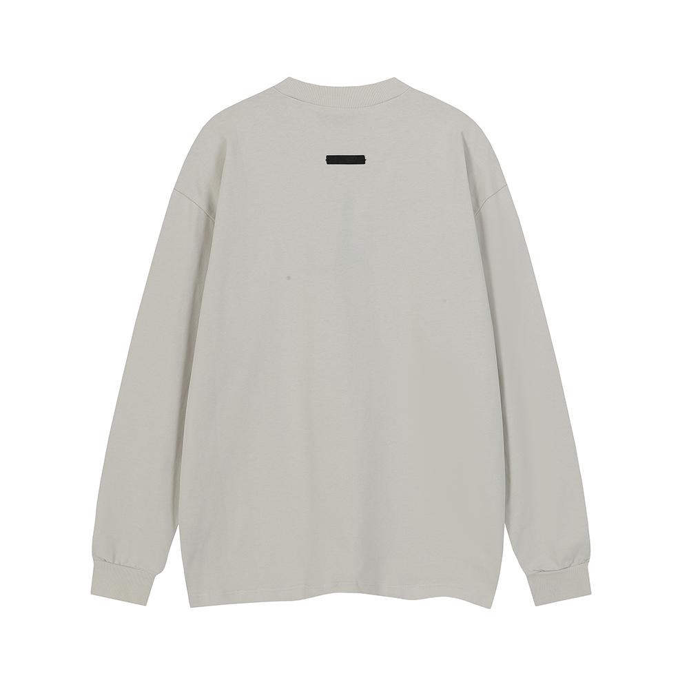 F132 FOG Essentials Bluza z okrągłym dekoltem i silikonowym logo z literami Casual Streetwear - Pulower Streetwear Unisex