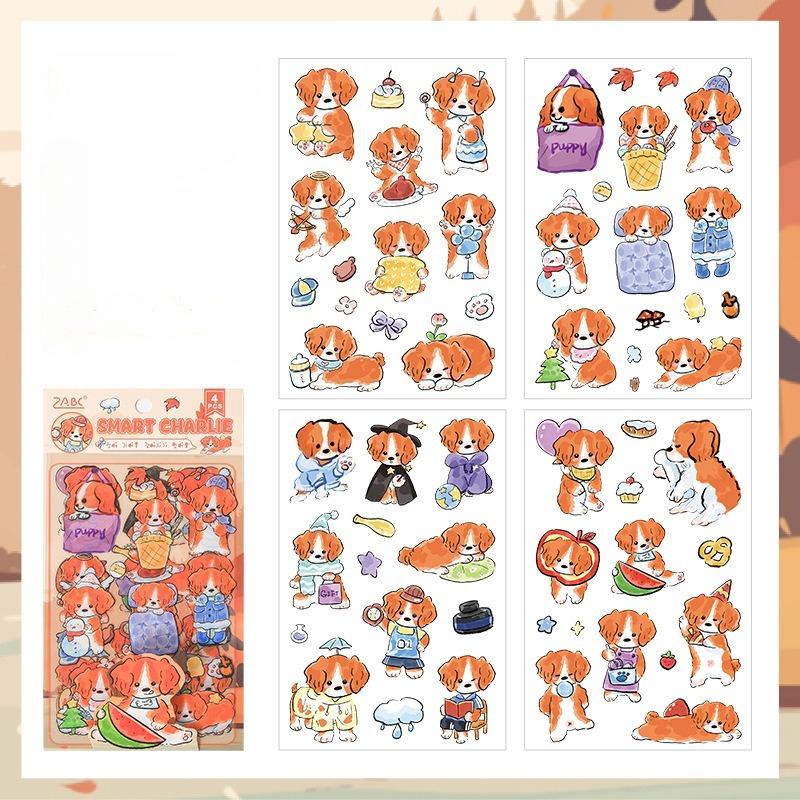 New Products Have Cute Dogs Cute Cartoon Creative Stickers Children's Hand Account Materials Diy Stickers