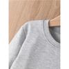 European sizes Halloween Boys Graphic Crewneck Sweatshirt Cute Beanie Glasses Print Long Sleeve Pullover Funny Bruh Text Top Kids Fall Gift