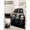 Rammstein Dark Industrial Band Portraits Theme Blanket Skinfriendly Warm Throw Blanket For Bedroom Bed Sofa Lightweight Home Decor Halloween Gift