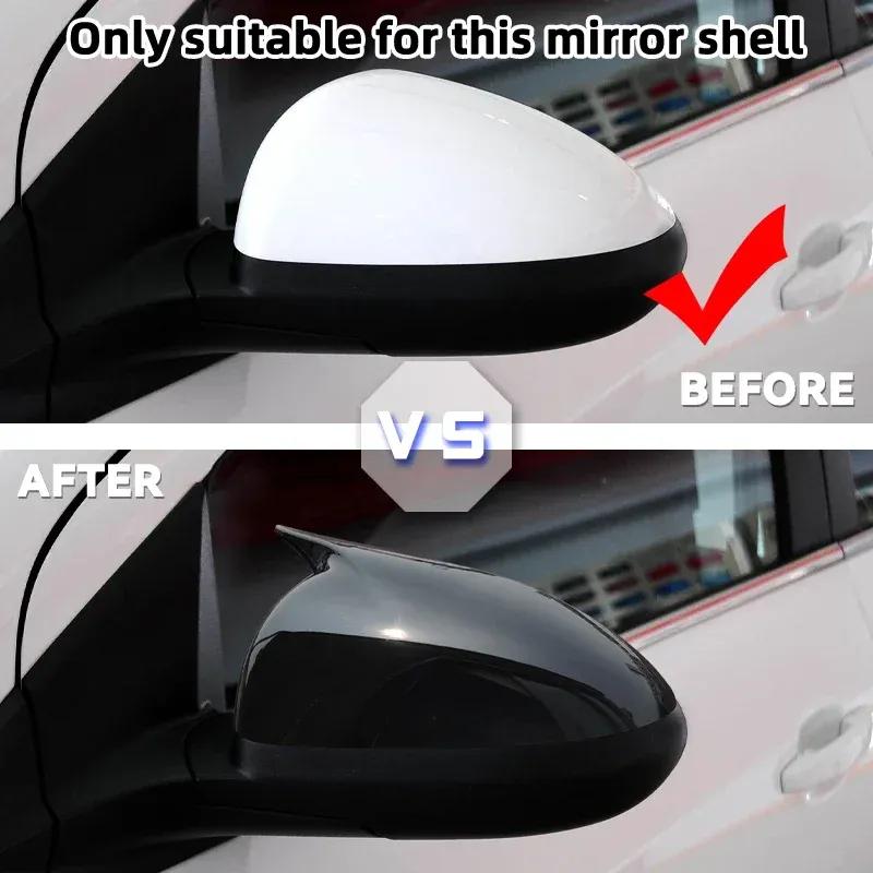 Car Rearview Side Mirror Cover Wing Cap Exterior Door Rear View Mirror Cover For Chevrolet Aveo Sonic 2011-2014 Car Accessorie
