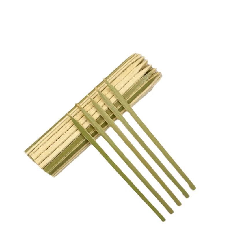 Green Bamboo Flat Skewers