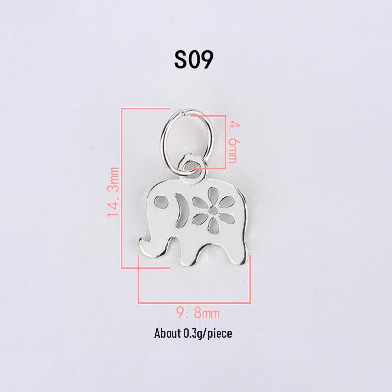 S925 Sterling Silver DIY Bracelet with Assorted Pendants