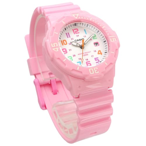 Casio CASIO Analog Watch LRW-200H-4B2V Ladies Kids Cheap Casio Pastel Pink X Multicolor Overseas Model