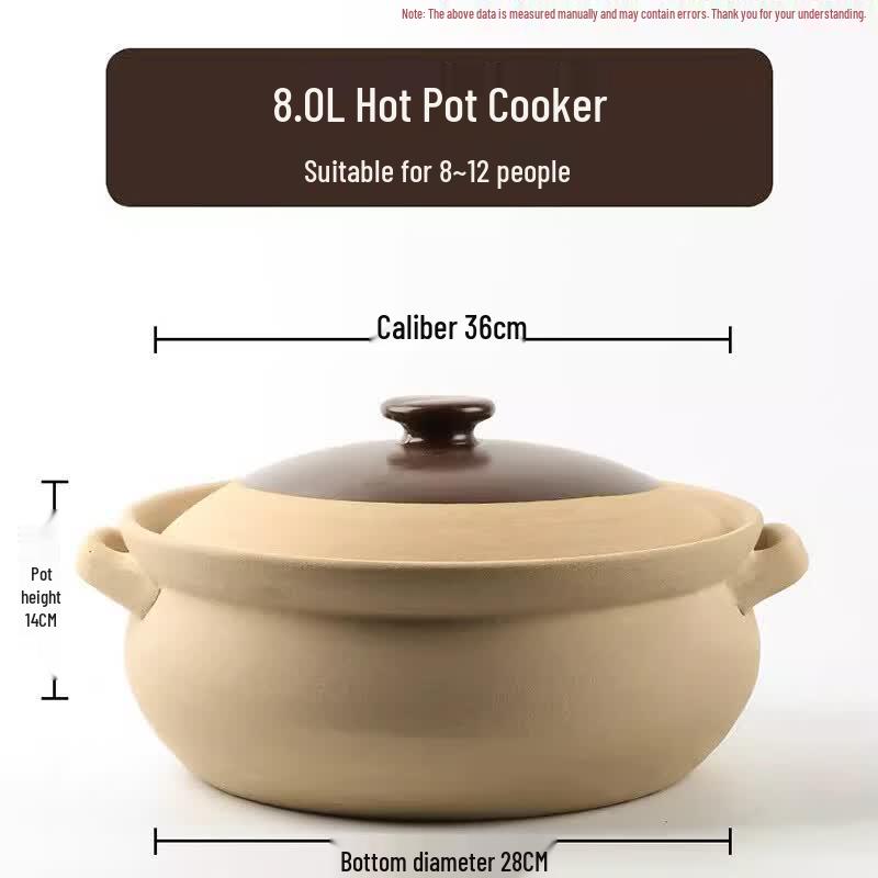 LISM Earthenware Casserole Pot