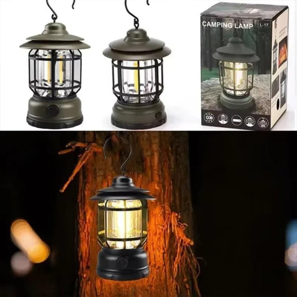 Battery Powered Solar Camping Lantern Waterproof Solar LED Tent Light Solar Camping Light  Fishing