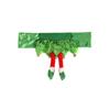 Cute Christmas Chair Cover Classic Elastic Chair Cover Elf Girl Skirt Chair Cover  Home Decoration
