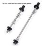 Silverock Bicycle Titanium Skewer Hub Parts for Brompton Folding Bikes, Slow Release, Black, 130mm, 135mm, 74mm, Black