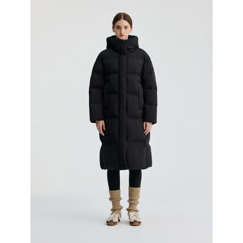 Bingjie Long Hooded Puffer Down Jacket J5400DR90