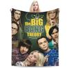 The Big Bang Theory Flannel Blanket Winter Super Warm Throw Blanket for Kids Adult Living Room Bedspread Sofa Bed Cover