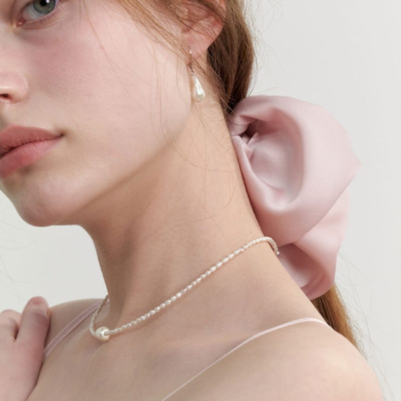 LOVE ME MONSTER Pure Pearl Mixed Necklace (L241MNK030)