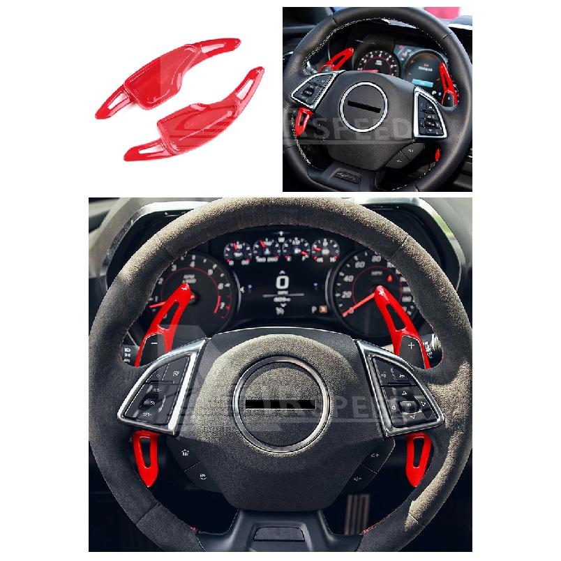 TOP ABS Car Steering Wheel Paddle Shifter Cover for Chevrolet Camaro 2016 2017 2018 2019 2020 2021 2022 2023 Trim Accessories