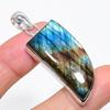 Labradorite Gemstone Handmade 925 Sterling Silver Jewelry Pendant 2.21" KJ-57