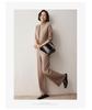 Women's Cashmere Raglan Sleeve Sweater: Half-High Neck, Double Ply, Thick & Warm Base Layer for Autumn/Winter.