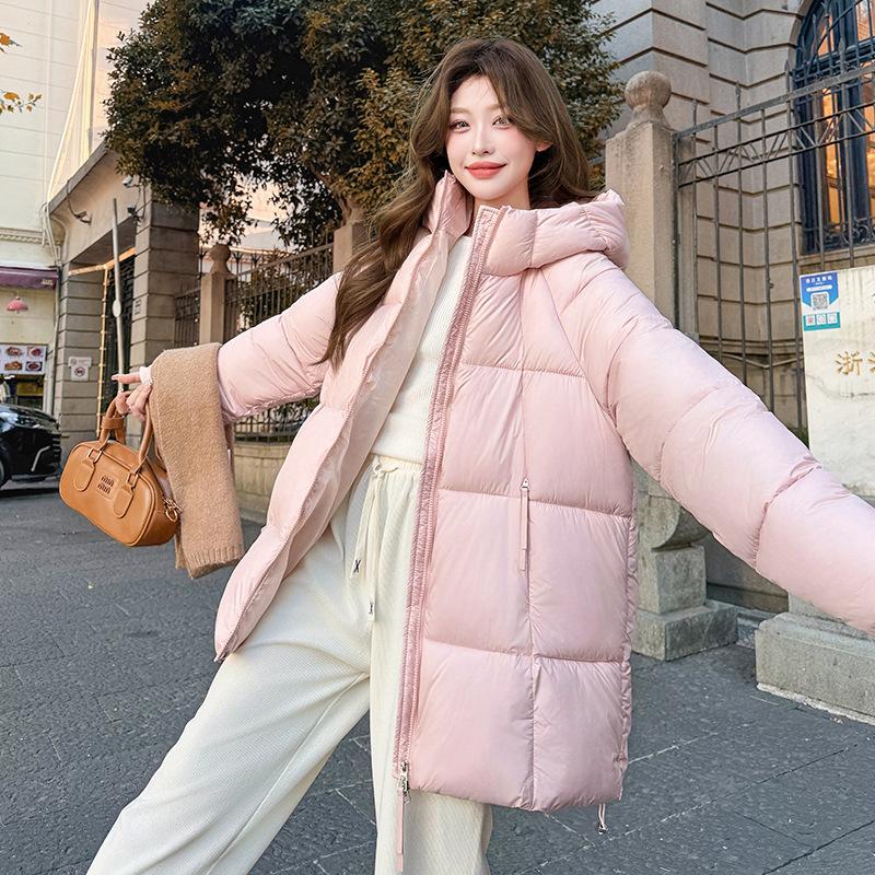 Kurtka puchowa z kapturem Damska Nowa Zimowa Codzienna Kurtka Puchowa