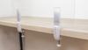 Partition Mounting Brackets for PLEXI 5-6mm for LONG TABLETOP 2 Pcs