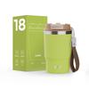 Stainless Steel Insulated Travel Mug With Flip Lid Straw 360ml 480ml Vacuum Thermos Office Car Home
