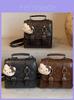 Zaino a Spalle Doppie Cartone Animato Hello Kitty in Materiale PU per Uso Quotidiano