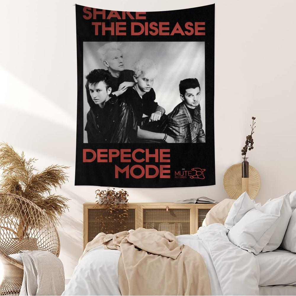 Cantante Star Depeche Mode Arazzo Colorato da Appendere alla Parete Arazzi da Parete Bohemien Lenzuola con Mandala da Appendere alla Parete
