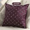 Stylish Multicolored Plaids Throw Pillow Case Square Cushion Cover For Sofa Decor