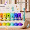 Ousaqi Kinder 2-in-1 Xylophon Klavier Spielzeug