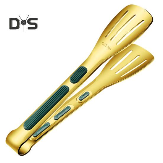 Thick Meat Tongs Silicone Handle Convenient Food Grade BBQ Tongs