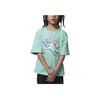 Varsity Jumpman Logo Crew Neck Casual Loose Short Sleeve T-Shirt Kids Tops Emerald-Green FV2531-323