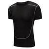 Men's Quick-Dry Summer Sports T-Shirt - Elastic, Breathable, Short-Sleeve for Running & Training