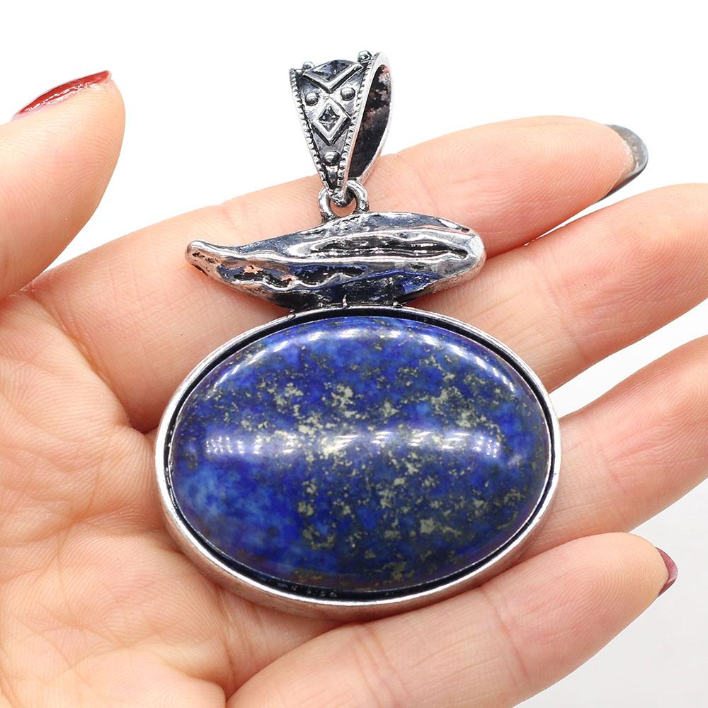 Přívěsek z přírodního kamene acháty/růžový křemen/Lapis Lazuli/Malachit Přívěsek na výrobu šperků, DIY doplněk náhrdelníku