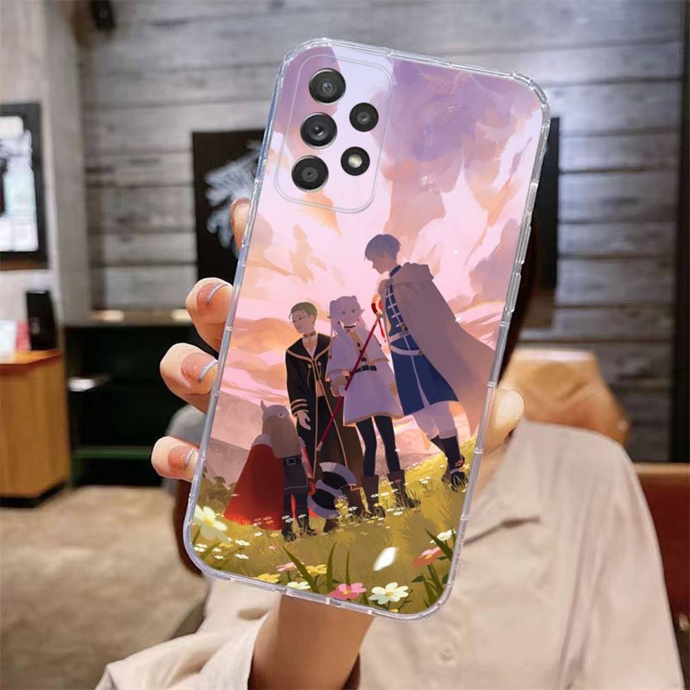 

S-Sousou No F-Frieren Phone Case For Samsung Galaxy A,71,70,52,51,40,31,50,50S,30S,21S,12,10,Note20ultra Transparent Cover samsunga40
