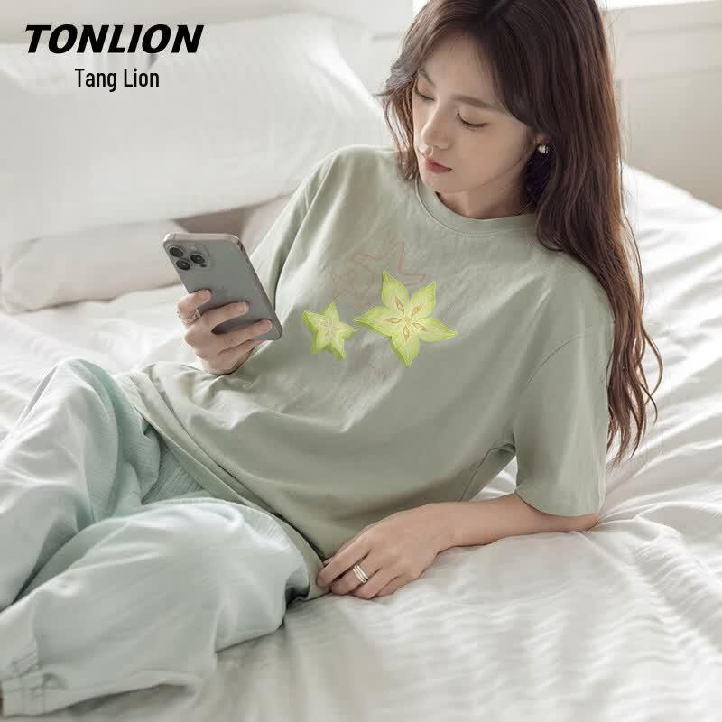 TonLion Women s Cotton Short Sleeve T-Shirt S