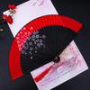 Ancient-Style Folding Fan, Chinese-Style Folding Fan, Smooth Opening and Closing, Retro Summer Classical Hanfu Cheongsam Small Folding Fan