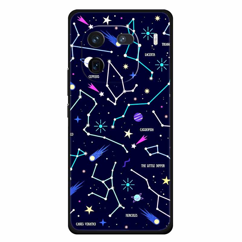 Für Vivo Iqoo 12 Hülle Weiches Silikon Katze Eule Mode Rückseitenabdeckungen für Vivo iQOO 12 Pro Hüllen Marmor Stoßfeste Handyhüllen Iqoo12